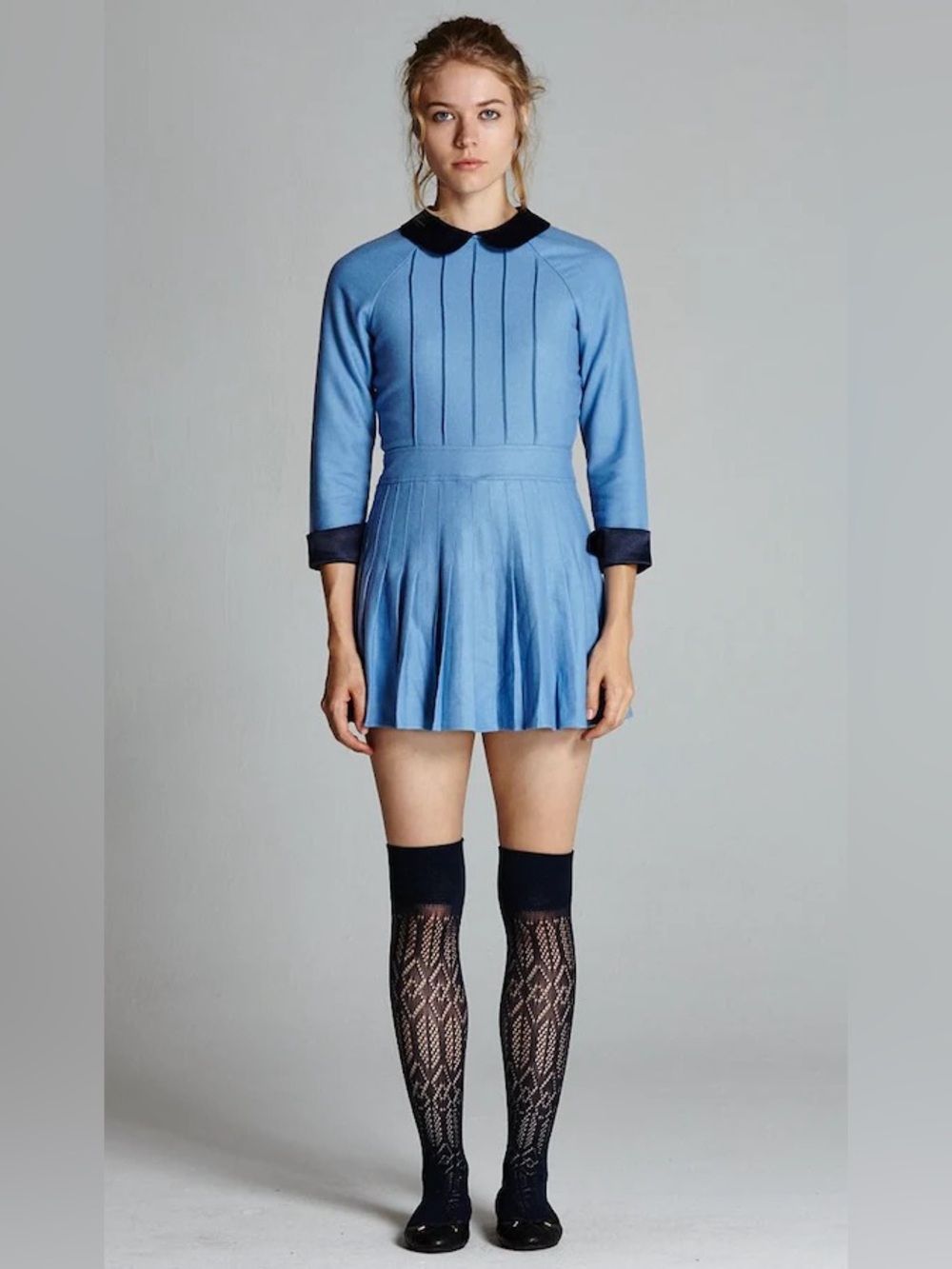 L'Ecole des Femmes Dress Belle De Jour Baby Blue 4 Schoolgirl Retro